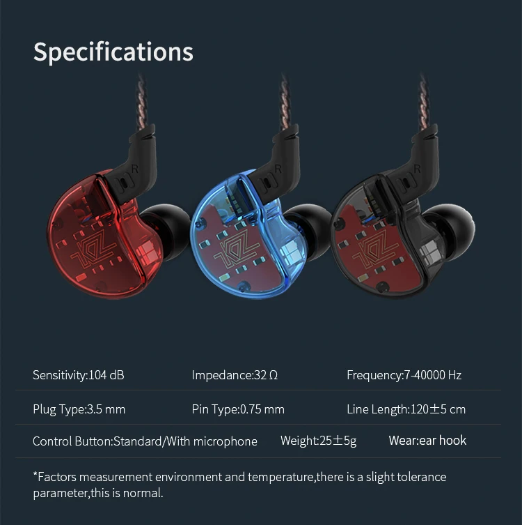 KZ ZS10 наушники Hifi спортивные наушники с шумоподавлением динамические музыкальные наушники с микрофоном для мобильного телефона