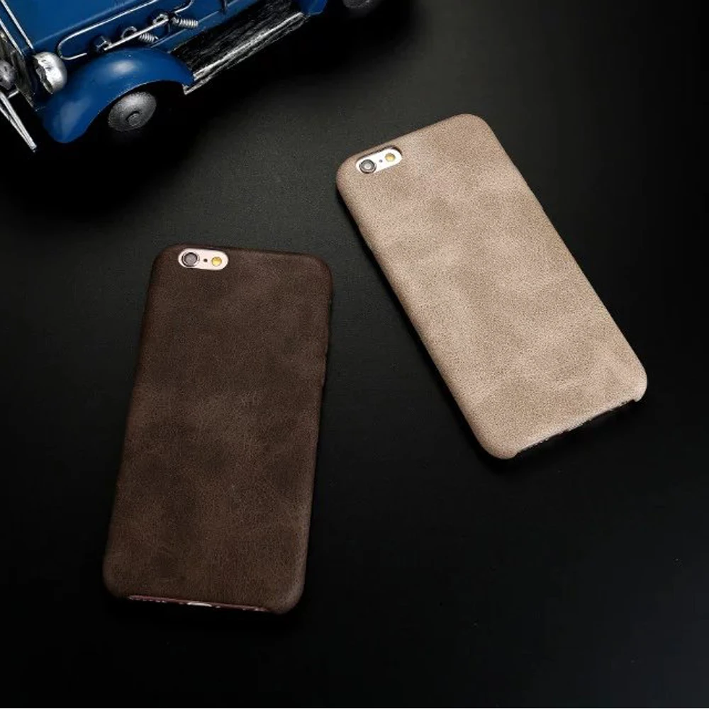 НЖЯ Высокого Качества Старинные ультратонкий Кожаный Чехол для Apple iPhone 5 5S SE 6 S