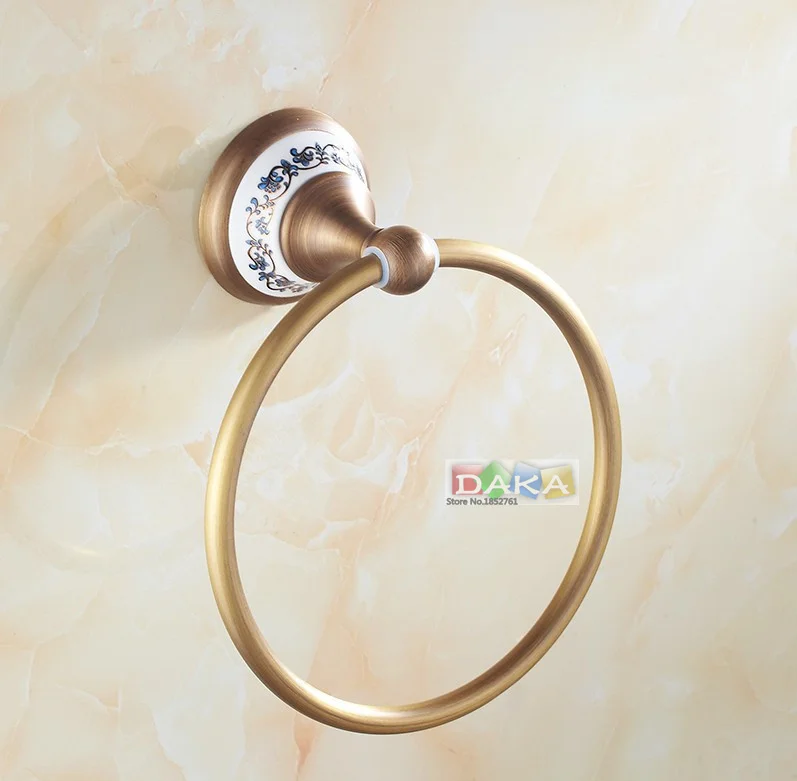 Новое Европейское винтажное дизайнерское кольцо для полотенец/модное античное