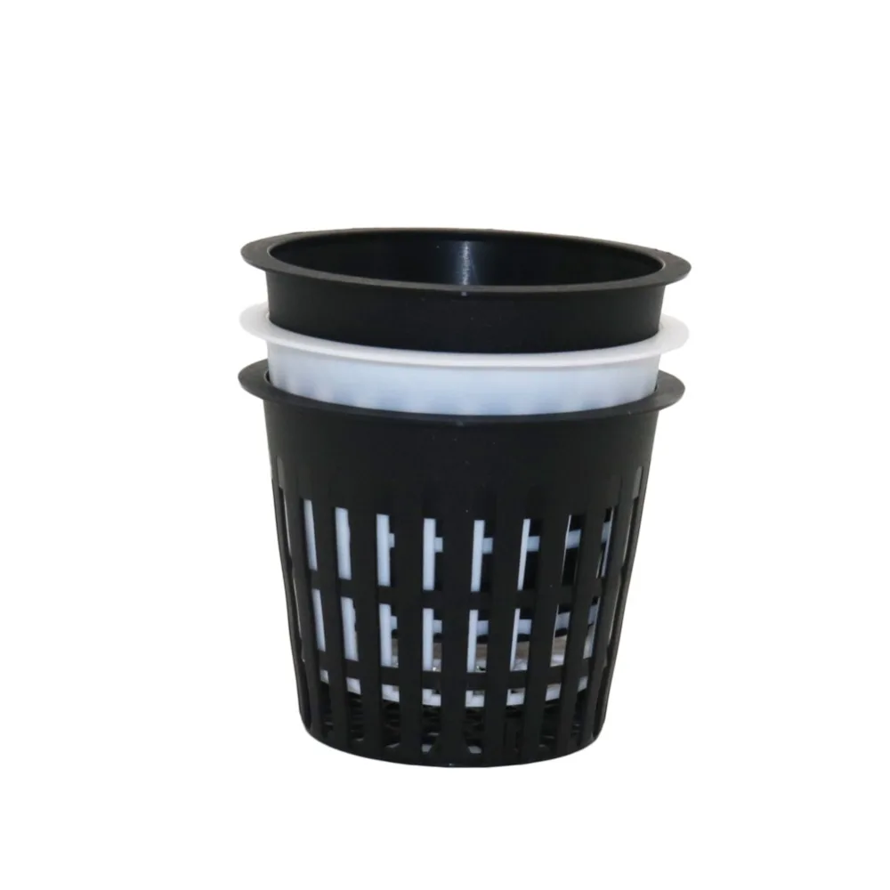 5 Pcs Hydroponic Mesh Pot Vegetable planting basket Soilless cultivation equipment Aeroponic Plastic Plant rooter Net Cup