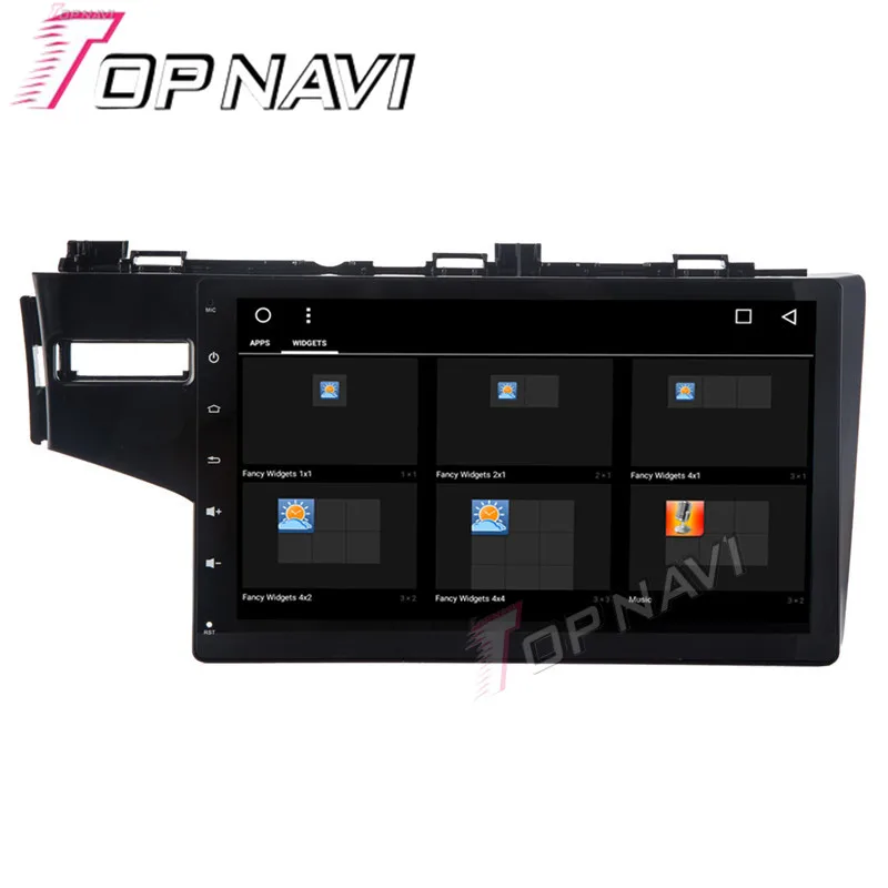 Topnavi 10.1 &quot4 ядра Android 6.0 автомобиль GPS навигации для Honda Jazz 2014 Авторадио Мультимедиа