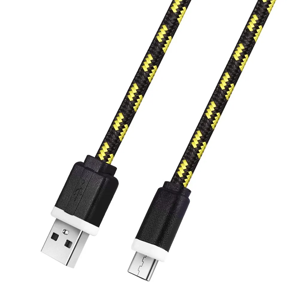 1M2M3M высокое качество разноцветный микро usb плоский плетеный зарядная станция
