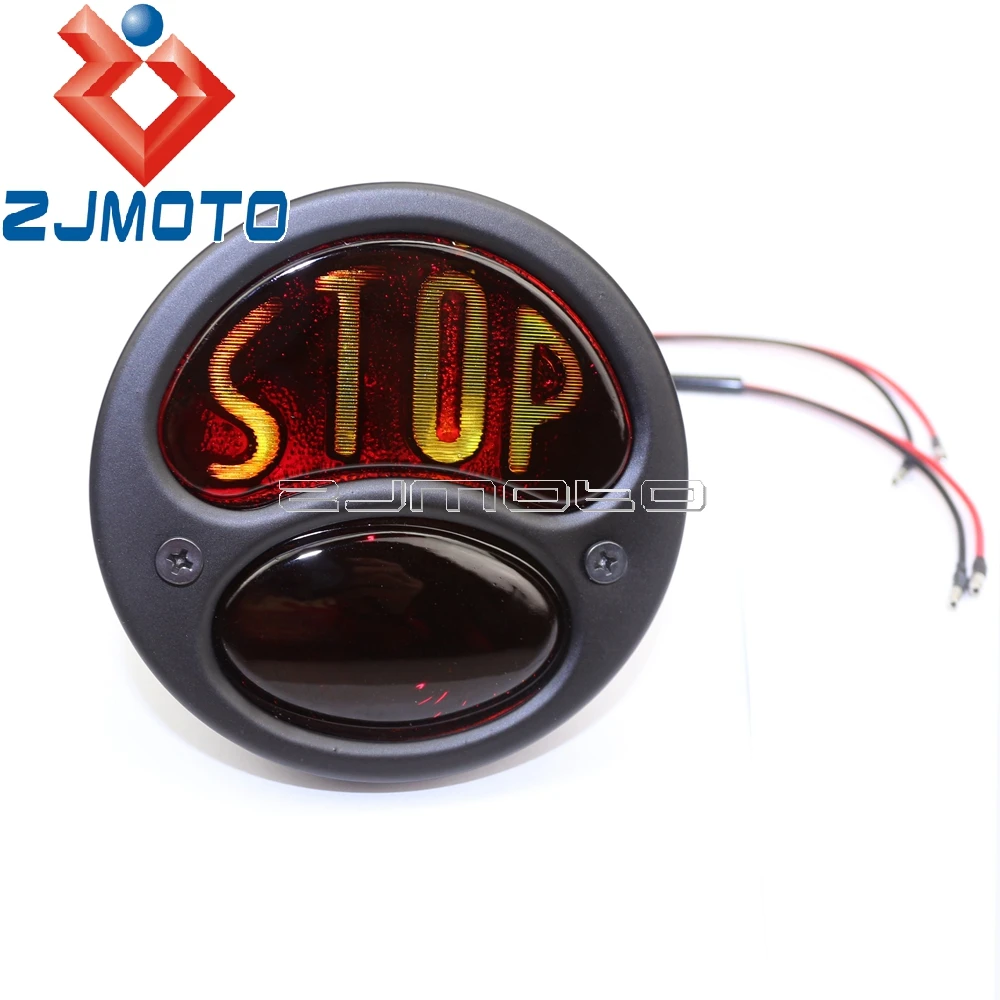 ZJMOTO стоп-сигнал светильник мотоциклетные задние фары крейсер поплавок Dyna