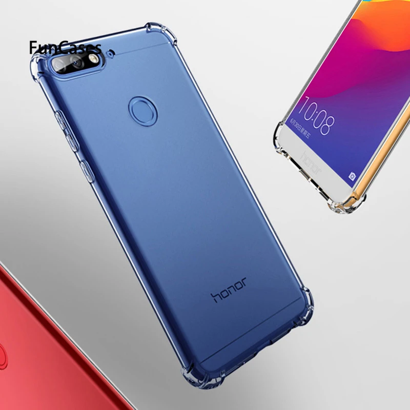 Ясно Мягкие TPU чехол для телефона huawei P20 P30 Mate20 Pro Lite Nova4 3 3i Honor V20 8A 10 Y9 2019