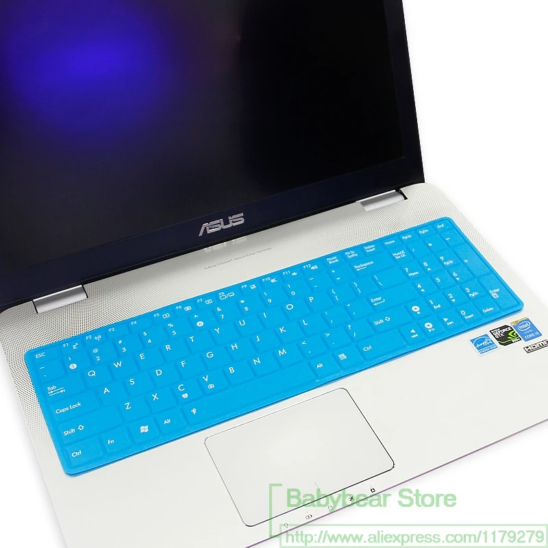 15 дюймов Силиконовая клавиатура для ноутбука Защитная крышка для Asus 15," UX501 UX501VW X550 X550ZA X551 X552 X555DA X555UB K501LX