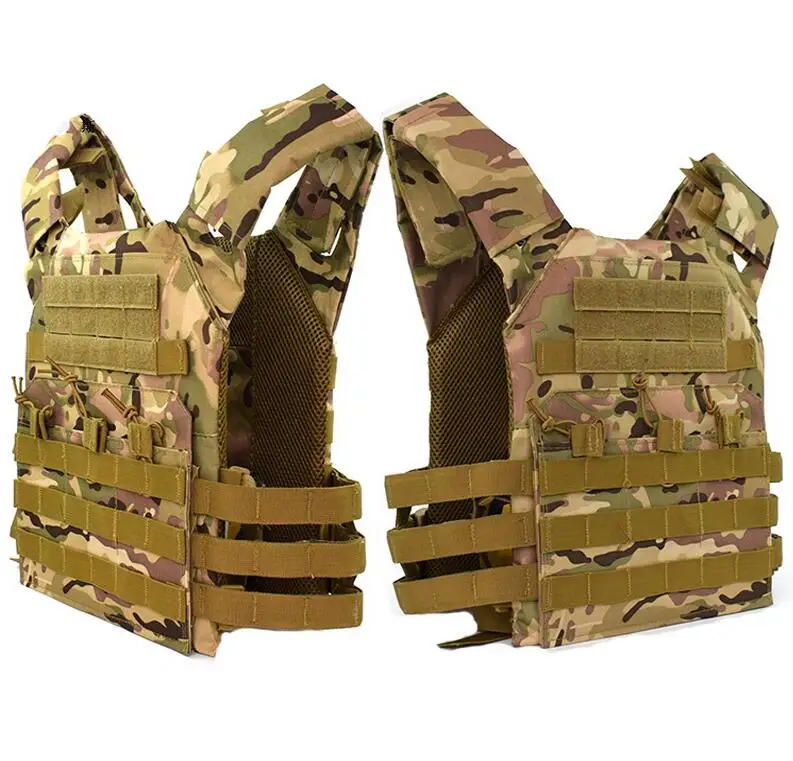 CP 600D охотничий легкий тактический жилет военный Molle Plate Carrier Magazine страйкбол Пейнтбол CS открытый защитный жилет - Цвет: CP
