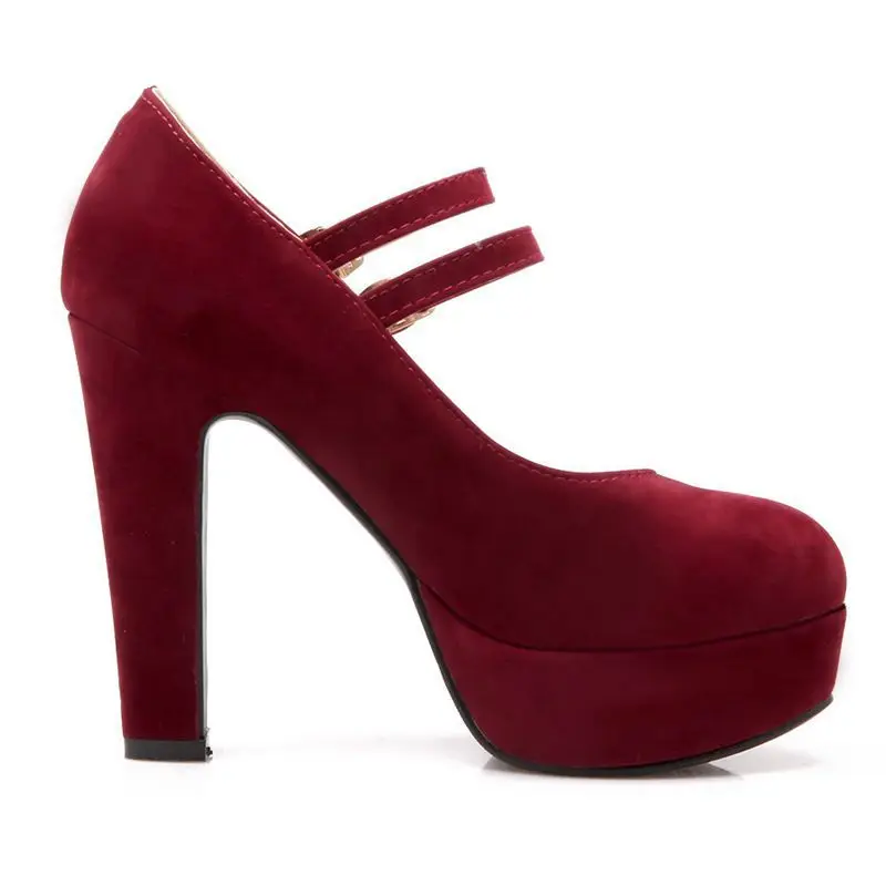 ASILETO женские туфли на высоком каблуке платформе с круглым носком толстых