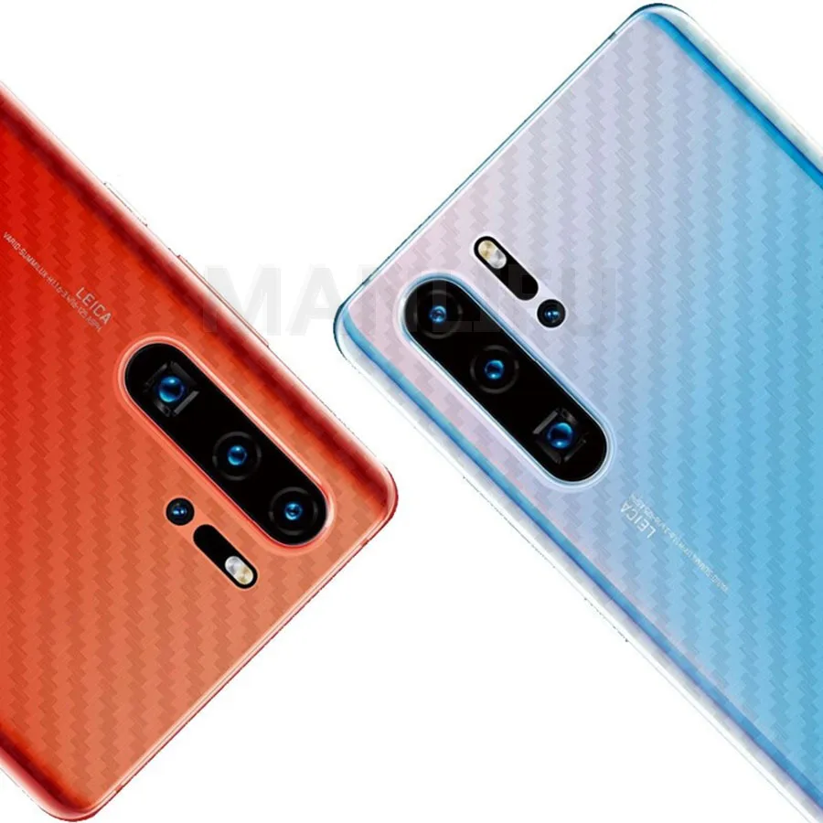 Защитная 3d пленка из углеродного волокна для задней панели экрана Huawei P30 P20 Pro