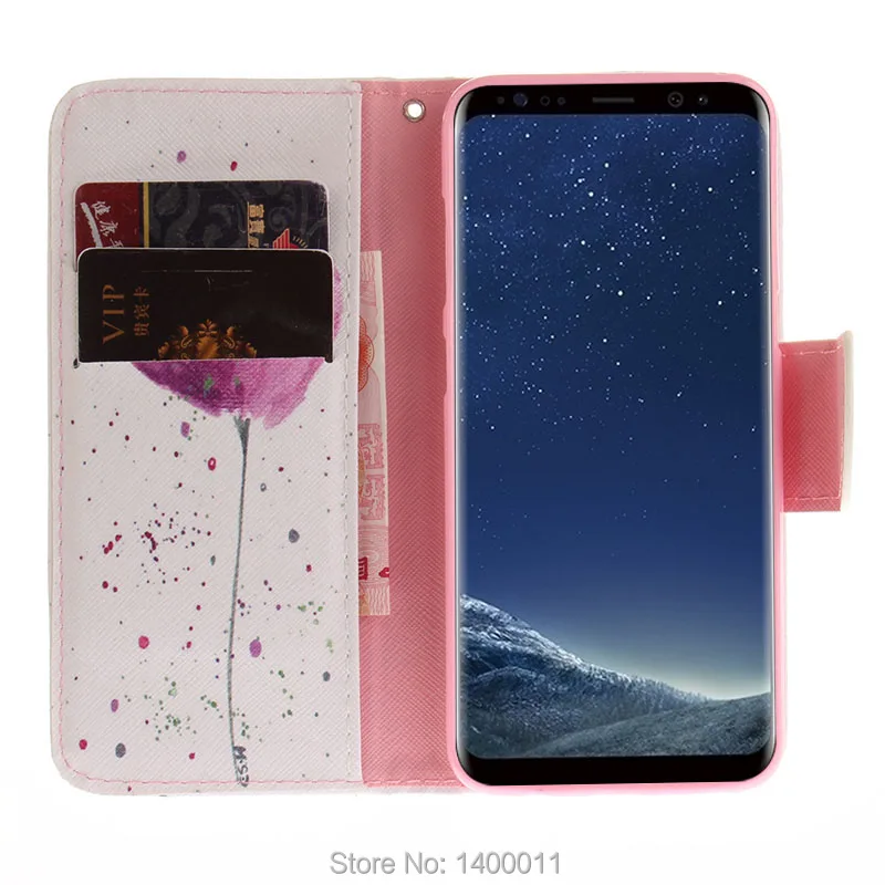 Роскошные изображения Стенд Флип кожаный чехол для Samsung Galaxy A3 A5 J3 Чехлы для мобильных телефонов Galaxy A6 A8 S8 S9 Plus