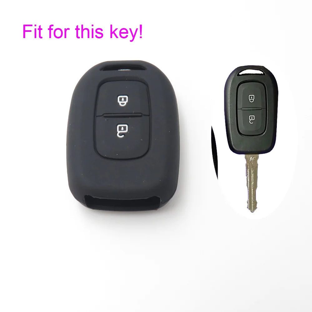 Силиконовый чехол для автомобильного ключа Xinyuexin Renault Scenic Master Megane Duster Logan Clio Captur с