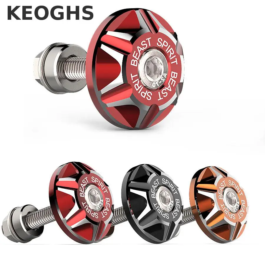 Keoghs мотоцикл M6 винты крышки высокого качества для украшения Cnc алюминиевый сплав