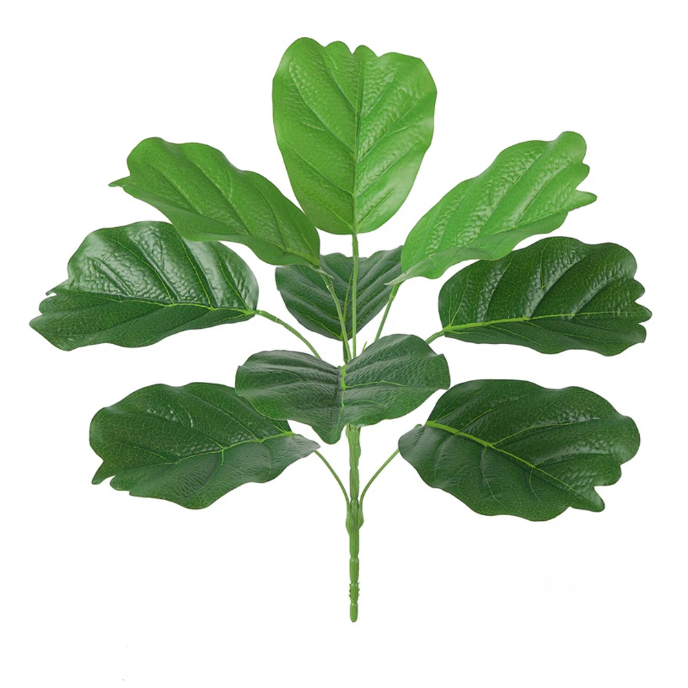 42 см искусственный банан листья искусственные зеленые горшечные растения