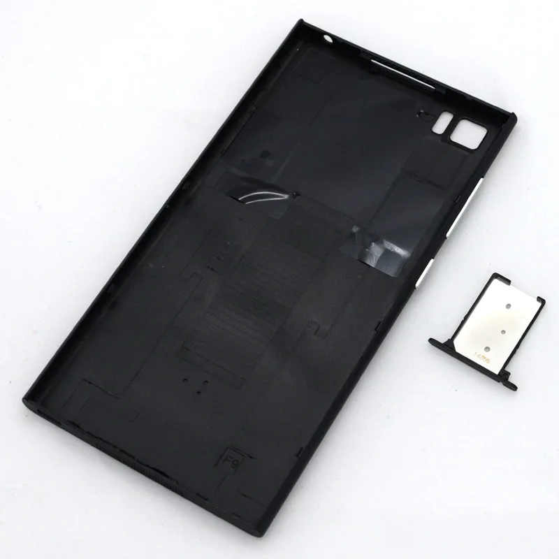 Black Для Xiao mi 3 крышка батареи задняя дверь Корпус чехол mi 3 замена крышка батареи - Цвет: Black