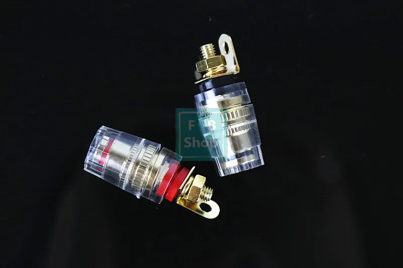 2 шт. Разъем типа &quotбанан&quot 4 мм резьбовой средний усилитель спикер Лопата