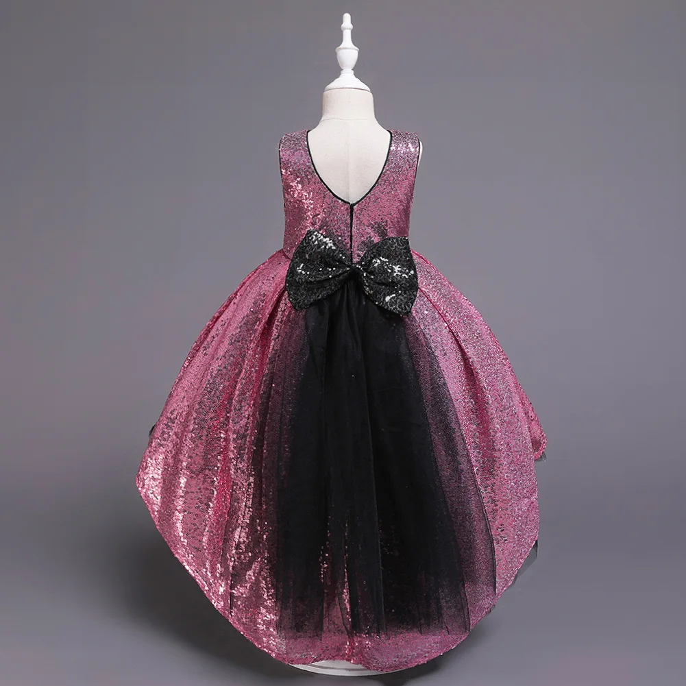 Новинка лета 2019 юбка принцессы для девочек яркое платье Детская модель в