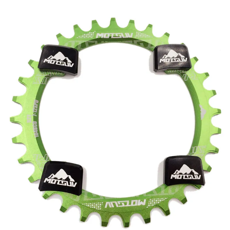 Oval Redondo 32 T 34 36 38 plato Estrecho Ancho MTB Bicicleta de Una Sola velocdad Con B|38 t|34 t36 t |