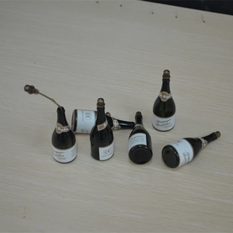 Мини-бутылки для торта 50 шт. цвета шампанского пузырьки свадебной вечеринки