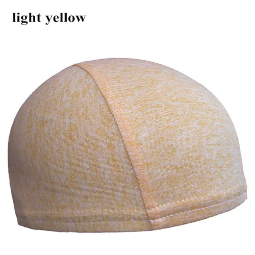 M126 light yellow Мужская и женская велосипедная Кепка, спортивные банданы чистого цвета, головной платок для мотоцикла, Балаклава, велосипедные головные уборы, многофункциональные - Цвет: M126 light yellow
