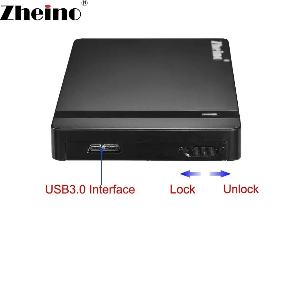 Zheino 2 5 дюйма USB 3 0 HDD/SSD Внешний Корпус чехол тип A-Micro B для 7 мм 9 Sata жесткого диска