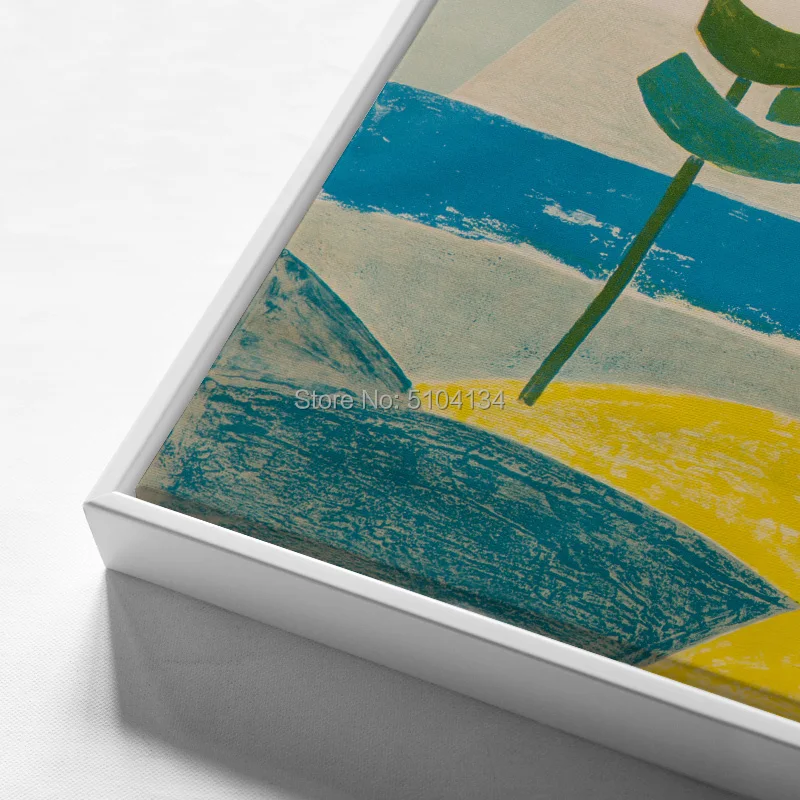 Абстрактный цвет красочный блок Холст Картина чисто Ручная Современная