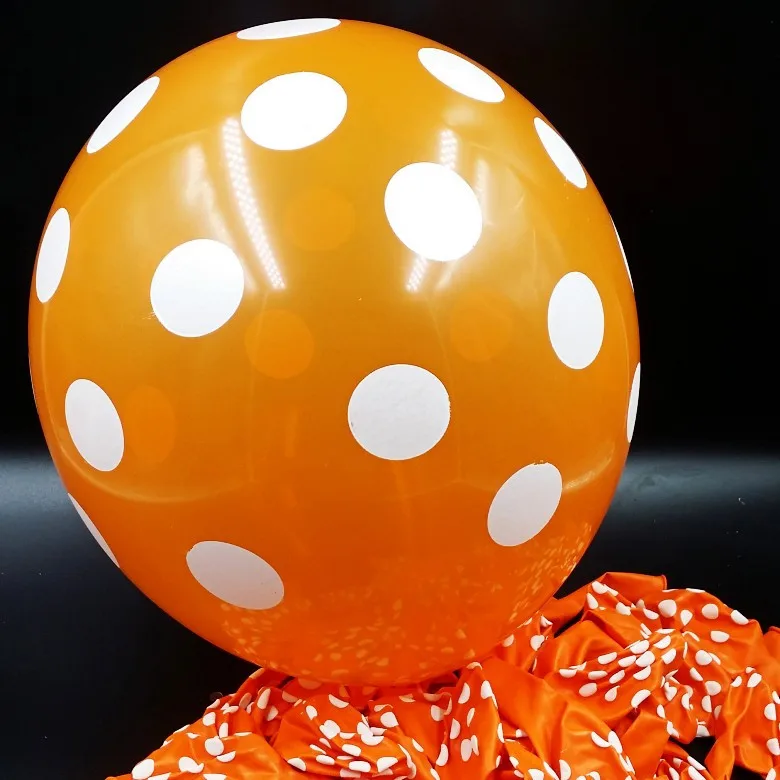 100 шт большие латексные романтические круглые шары Decahedron с принтом на свадьбу, день рождения, праздник, украшение для свадьбы, Globo