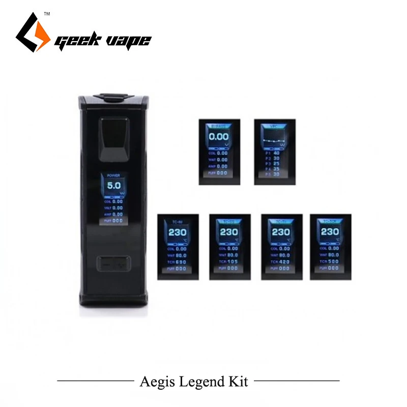 100% оригинальные электронные сигареты Geekvape Aegis legend 200 Вт питание от двух