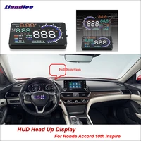 liandlee car head up display hud for honda accord 10th inspire 2017 2018 dynamic driving computer projector screen detector