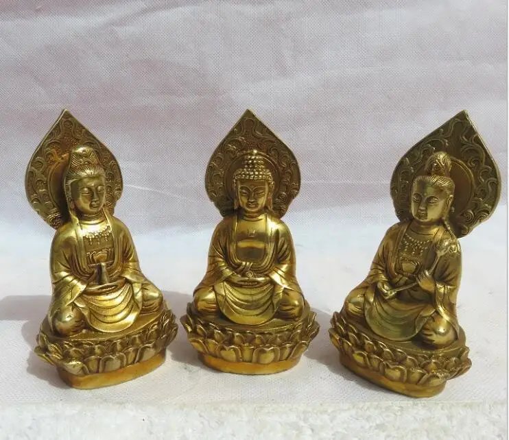 Фото SUIRONG---414+++A set of Sam West copper Buddha Guanyin mahasthamaprapta Buddhist statue bronze ornaments Дом и сад SUIRONG---414+++A set of Sam West copper Buddha Guanyin mahasthamaprapta Buddhist statue bronze ornaments Дом и сад