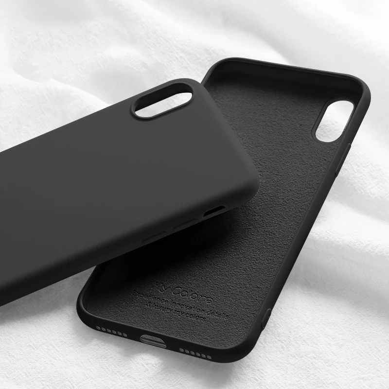 Black Чехол для huawei Y9 Y5 Y6, жидкий силиконовый чехол, однотонный цветной чехол-бампер для huawei P Smart Plus, чехол - Цвет: Black