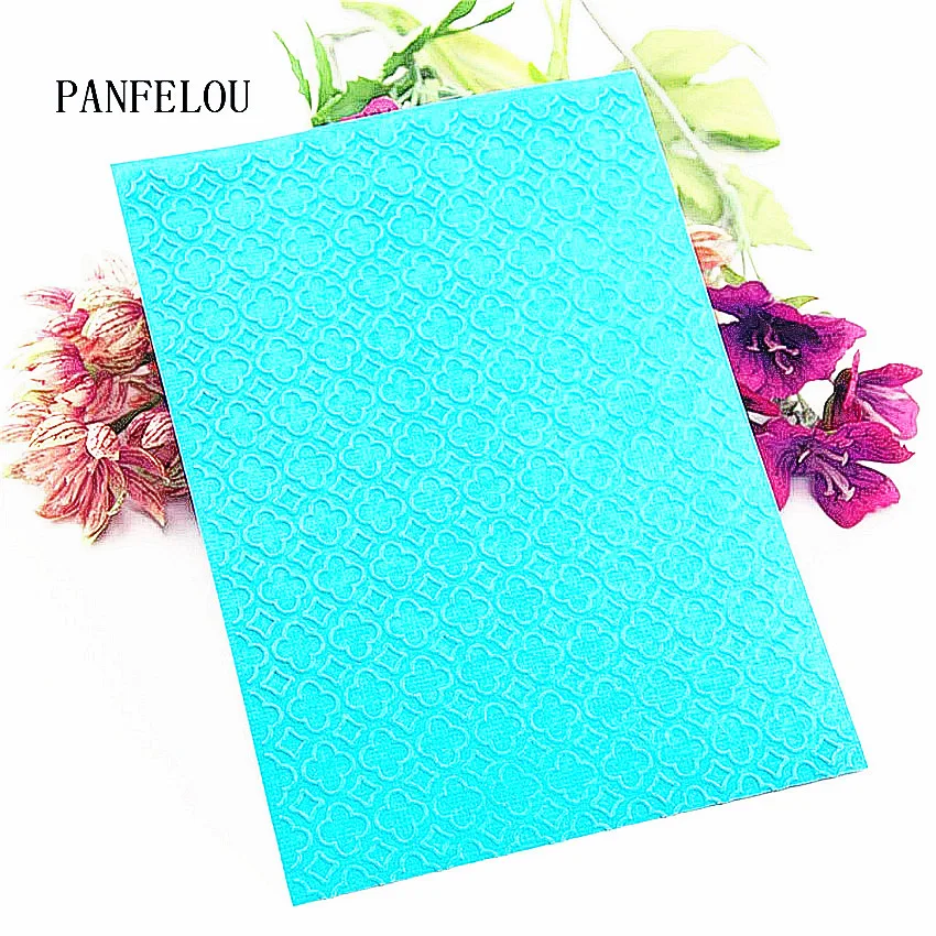 PANFELOU Пасхальная сетка фоновые папки для тиснения пластик скрапбукинга DIY шаблон