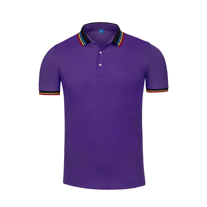 Purple Adhemar, быстросохнущая одежда для гольфа, Женская хлопковая рубашка для гольфа, женская рубашка, женская рубашка с коротким рукавом для гольфа, поло для женщин - Цвет: Purple