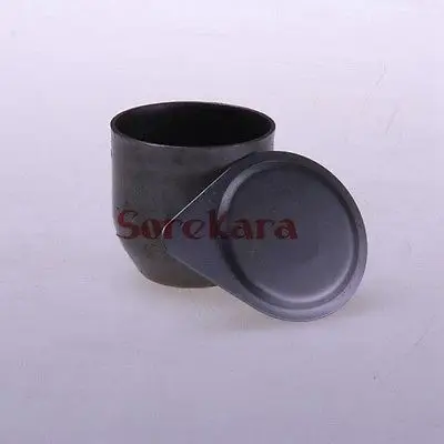 Железный тигель с крышкой 50 мл лабораторная химия плавление литье | Канцтовары