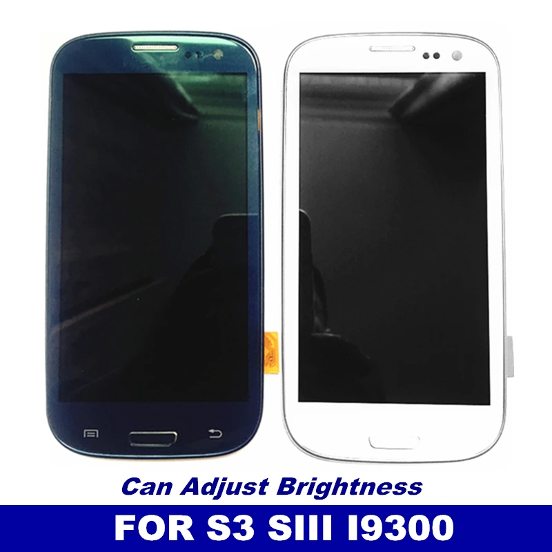 Новый ЖК экран i9300 для SAMSUNG Galaxy S3 с заменой рамки кодирующий преобразователь