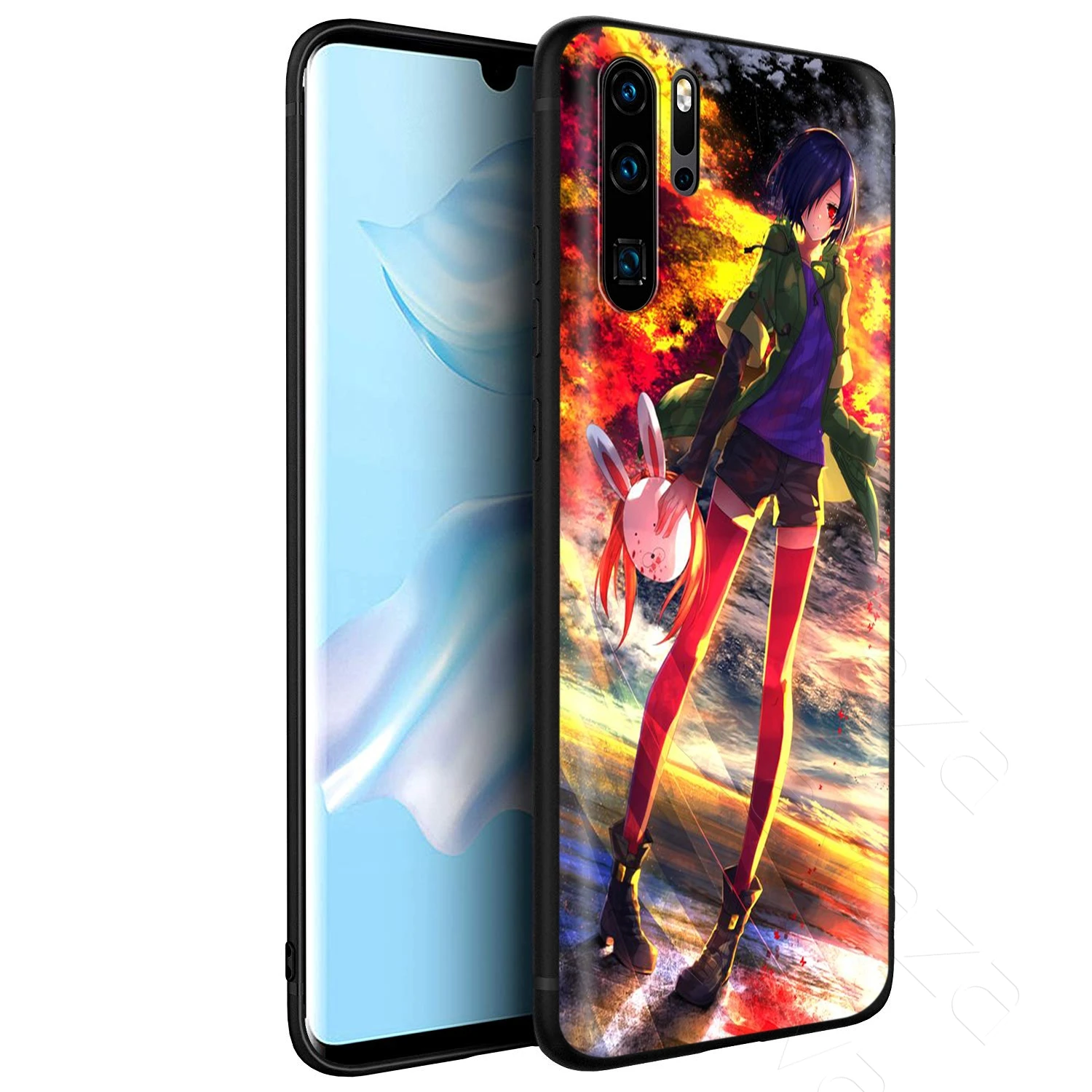 Lavaza короткая футболка с героями из японского аниме Tokyo Ghoul чехол для Huawei мат 30 20 Honor