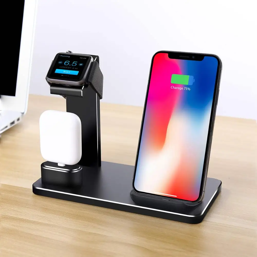 XUNMEJ зарядная подставка для Apple Watch, Алюминиевая Подставка для зарядки часов, подставка для телефона, запасная подставка для Apple Watch, серия