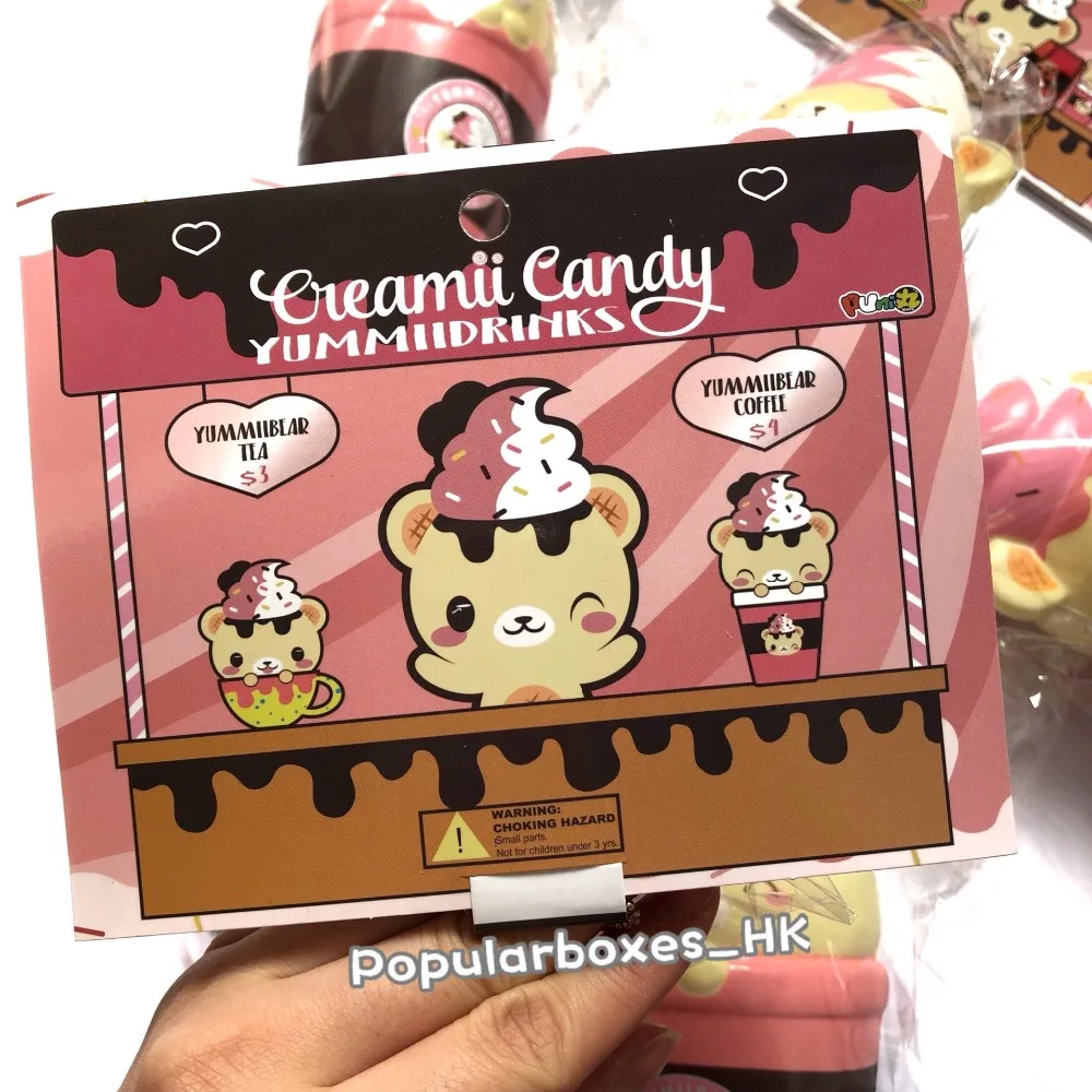 Медленно восстанавливающая форму игрушка Creamiicandy yummiibear кофе | Игрушки и хобби