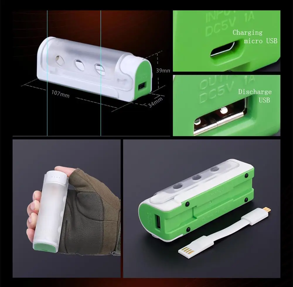 Многофункциональное зарядное устройство для аккумуляторов 18650 внешний