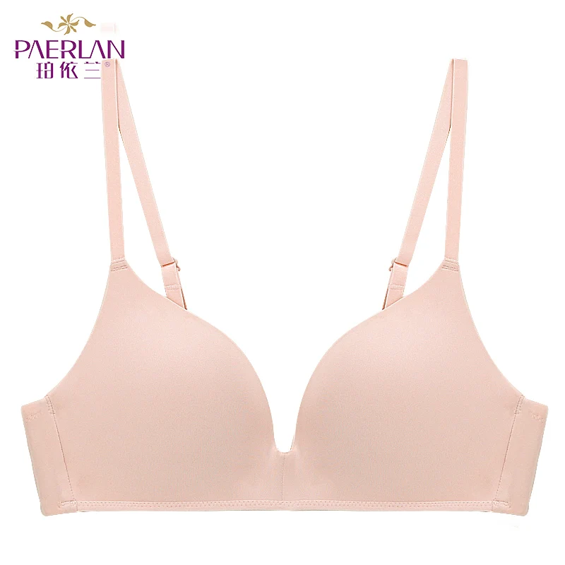 Complexion pink PAERLAN, осенний, без косточек, пуш-ап, сексуальный, тонкий, три четверти, 3/4 чашечки, бюстгальтер, не удобный, бесшовный, цельный, однотонный, женское нижнее белье - Цвет: Complexion pink