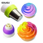 1 шт., кондитерский мешок для украшения капкейков, 3 цвета