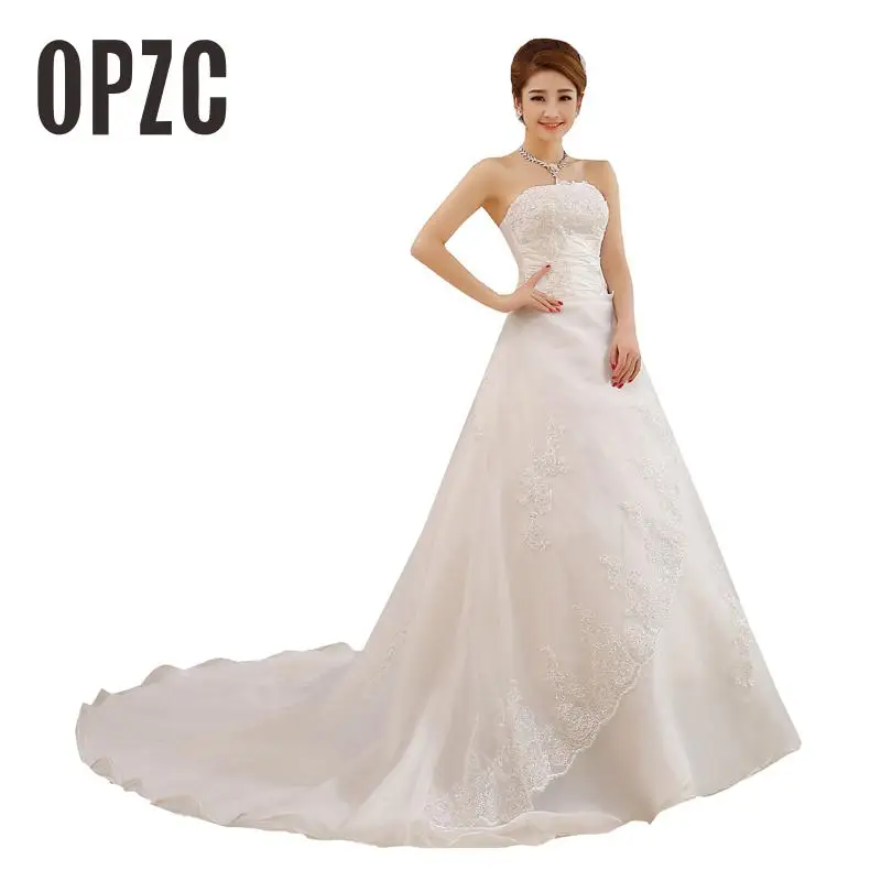 Недорогой стиль принцесса кружево со шлейфом Китай 2020 винтажные женские