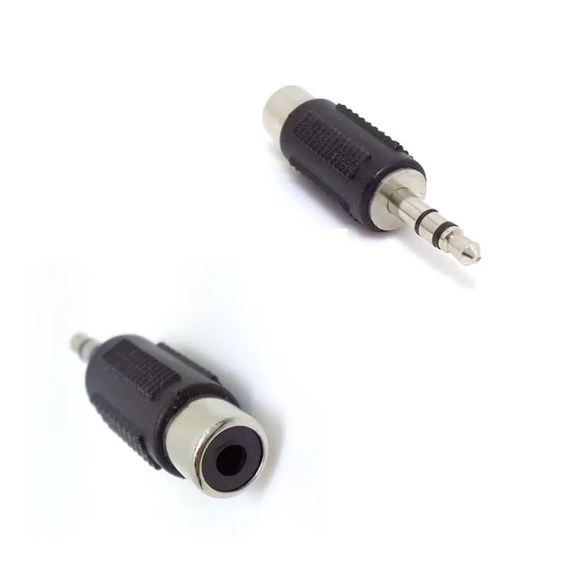 

Новый переходник RCA Female to 3,5mm Male Plug стерео аудио Jack
