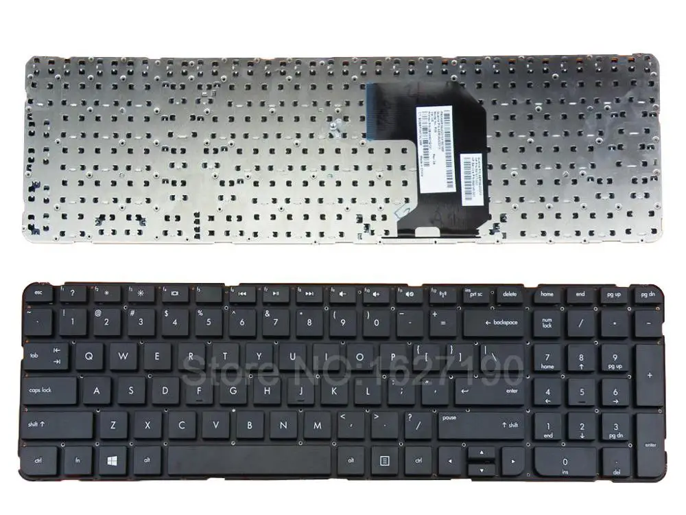 Клавиатура США для HP Pavilion G7 2000 черный без рамки Win8 PN: R39 AER39U02210 697477 001 699146 2B