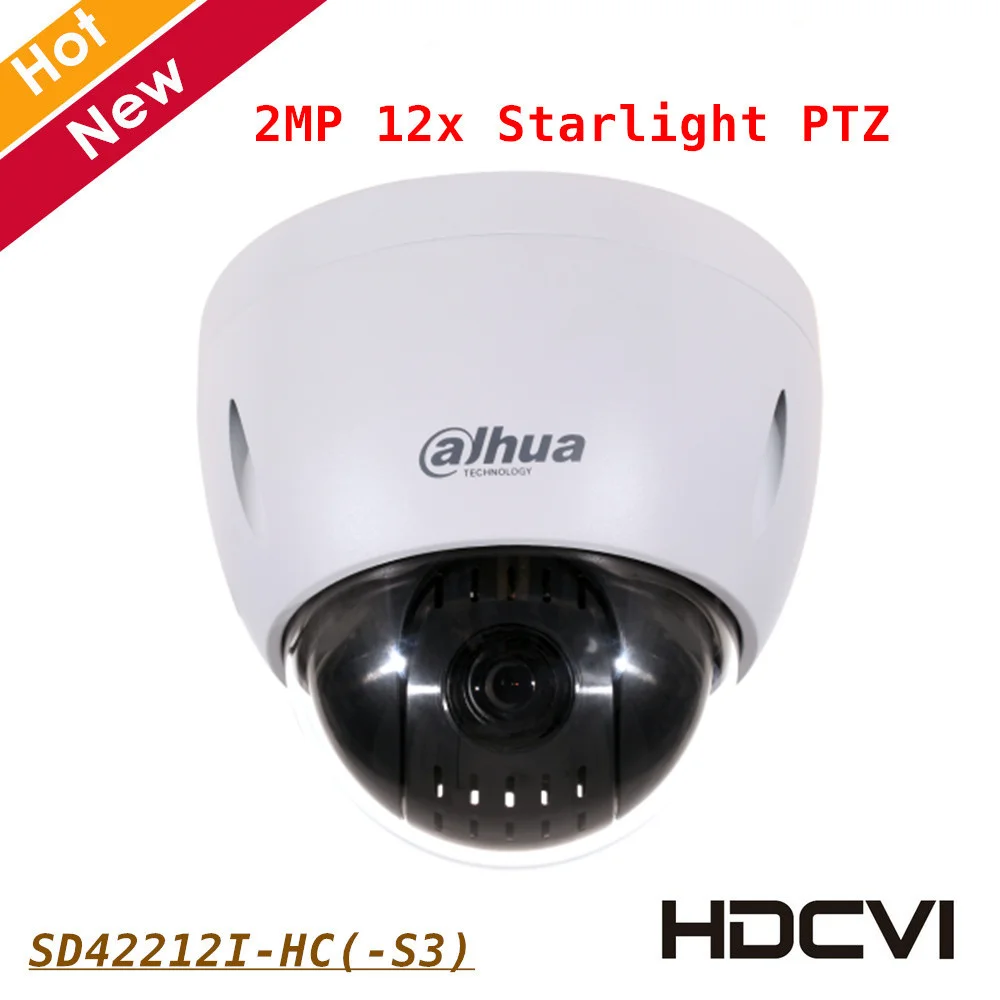 Dahua 2MP STARVIS Cmos PTZ камера SD42212I HC S3 12 * Starlight слежения HDCVI мощный x Оптический зум IP66 для