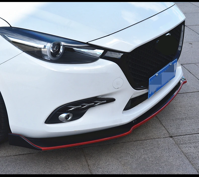 Для Mazda 3 M3 Axela- обвес переднего бампера нижние вентиляционные решетки и диффузоры защитная пластина спойлер Накладка для автомобиля Стайлинг