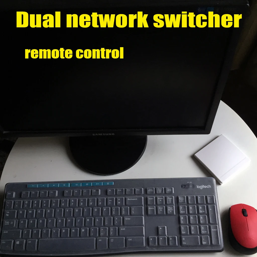 Мини 2 порта RJ45 RJ-45 Ethernet сетевой распределительный коммутатор двойной