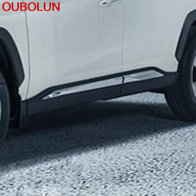 OUBOLUN для Toyota RAV4 Adventure 2019 2020 боковая дверь автомобиля оболочка отделочные полосы