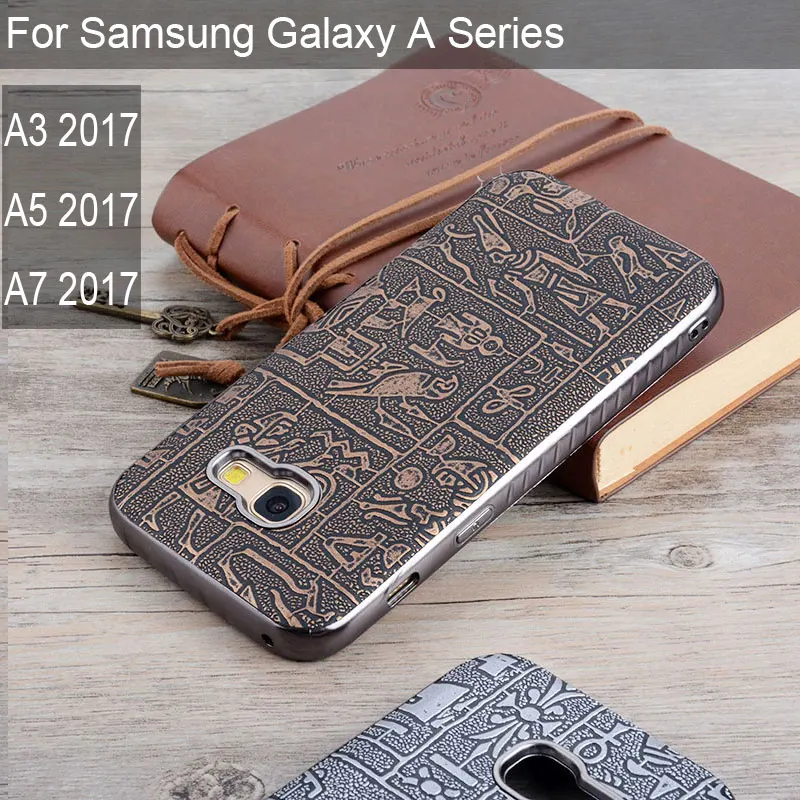 case for samsung a3 a5 a7 2017 coque Maya Ancient Egypt Retro Soft silicone cover Samsung Galaxy A7 A5 A3 cases funda | Мобильные