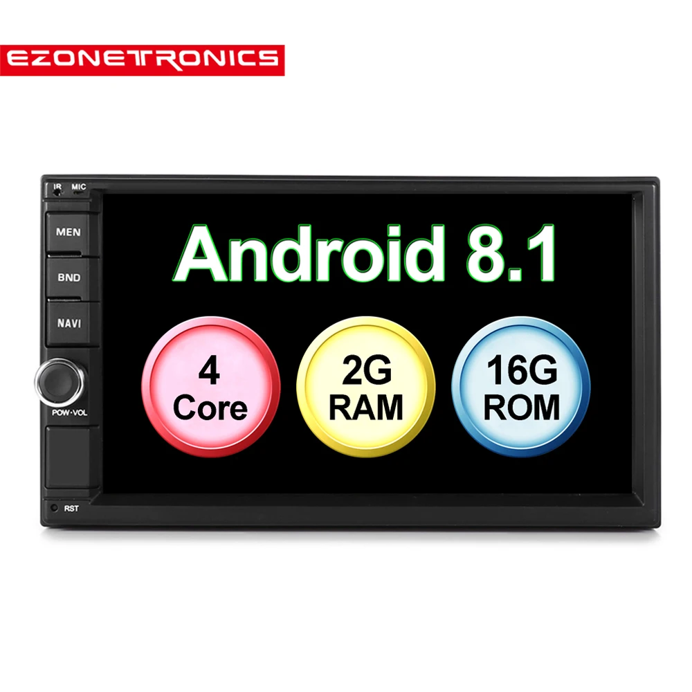 Автомобильный мультимедийный комплект 7 &quotAndroid 8 0 четырехъядерный 2G 16G