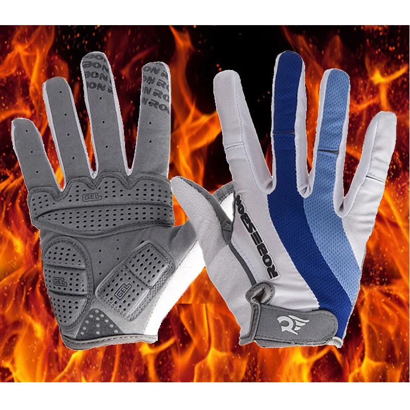 High Quality Winter Cycling Gloves For Man Woman Sports Full Finger Anti Slip Gel Pad Motorcycle MTB Road Bike Bicycle | Спорт и