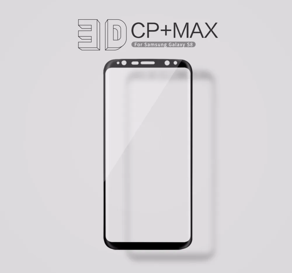 10 шт./лот Оптовая Nillkin Для Samsung Galaxy S8 Закаленное Стекло Полное Покрытие 3D CP + Макс